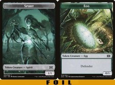 Spirit \ Egg Token ** FOIL ** #2/16 - Double Masters 2022 -NM MTG