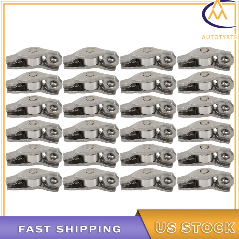 For Ford Mustang F-150 F-250 Lincoln Navigator 24 Rocker Arms + 24 Valve Lifters - Image 3 of 4