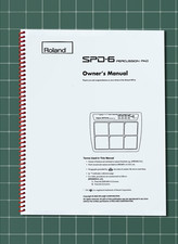 Roland SPD-6   Owners Manual User Guide Instructions   47 Pages   USA Made
