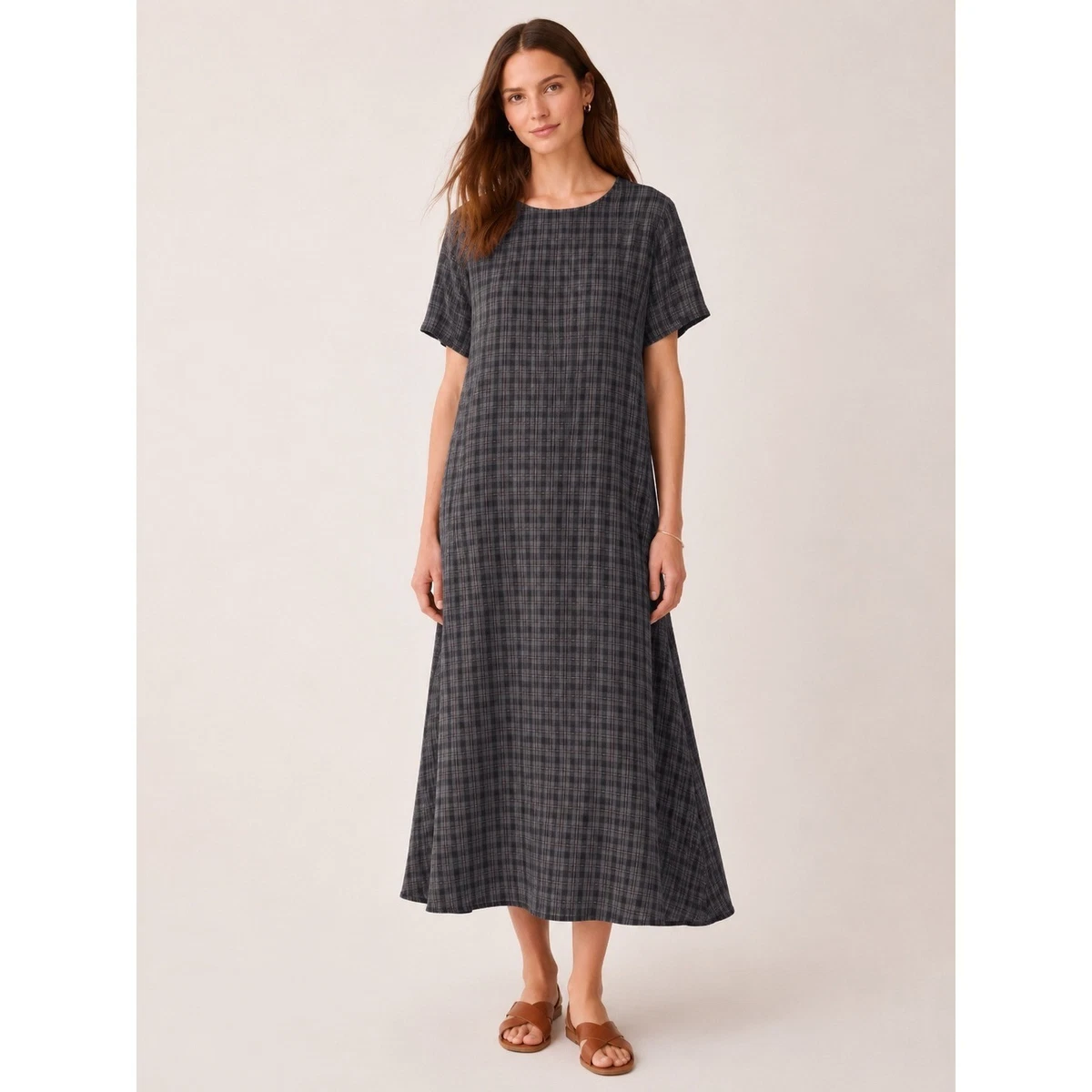Linen Long Plus Size Dresses for Women for sale | eBay