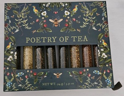 Poetry of Tea Gift Set eat.art x Ark Paper Studio 8 Loose Leaf Varieties New