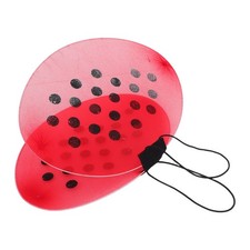 Foldable Ladybug Wings for Girls Costume Women Children Birthday Party Dress