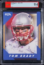 TOM BRADY PSA 9,4 NM COLLECTOR PSA MAGAZINE - SPORTS #36 DÉCEMBRE 2024 classé