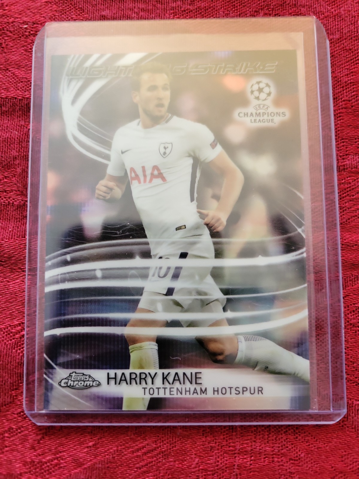 2017-18 Topps Chrome UEFA Champions League - Lightning Strike Harry Kane #LS-HK