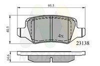 Bremsbelagsatz Scheibenbremse Motaquip LVXL1077 FüR Mercedes Klasse W169 Sports