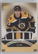 2017-18 Premier Rookie Premium Materials 7/36 Jakob Forsbacka-Karlsson #85 0s8s