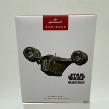 2022 Razor Crest Mandalorian Star Wars Christmas Hallmark Keepsake Ornament