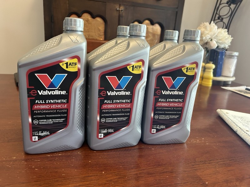 Hybrid Vehicle ATF Full Synthetic Automatic Transmission Fluid 6 Qts