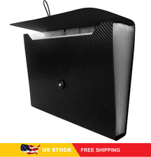 Expanding File Folder with Tabs, 13 Pockets File Organizer Accordion File Holder