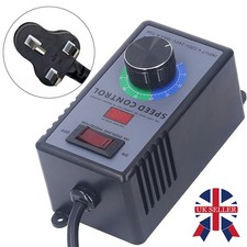 Motor Speed Controller Switch AC 220V-240V Real-time Voltage Display UK Plug