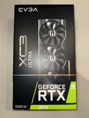 EVGA GeForce RTX 3070 XC3 Ultra 8GB GDDR6 PCIe 4.0 HDMI DisplayPort Ray Tracing