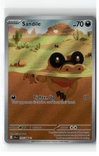 Sandile [SV: Black Bolt 135/086] - NM, Holofoil, IR, Pokemon EN, Fujmoto Gold on eBay