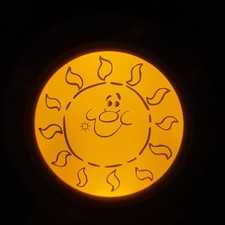 The Gro Company Gro Clock Sleep Trainer White Boxed Sun Moon Stars Pat Tested 