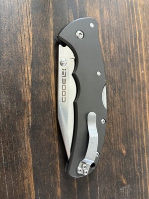 Rare Steel, Cold Steel Code 4 Clip Point Folding Knife, CTS-XHP Steel