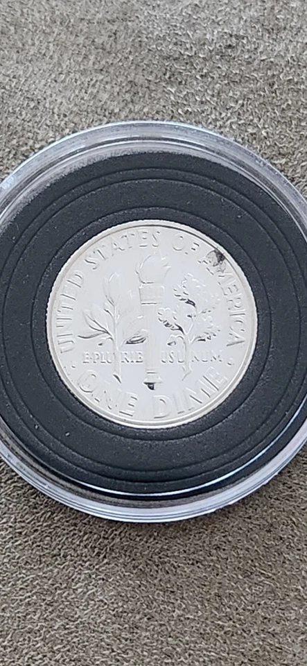 ***RARE*** 1955P Sliver Dime Error Uncirculated - Image 2 of 4