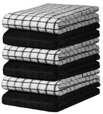 Bumble Kitchen Towels 6 Pack  16" x 28"  100 Cotton Dish Towels for Kitche...