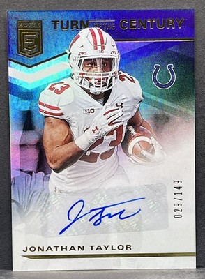 2020 Donruss Elite - Turn Of The Century - Jonathan Taylor - Rookie RC AUTO /149