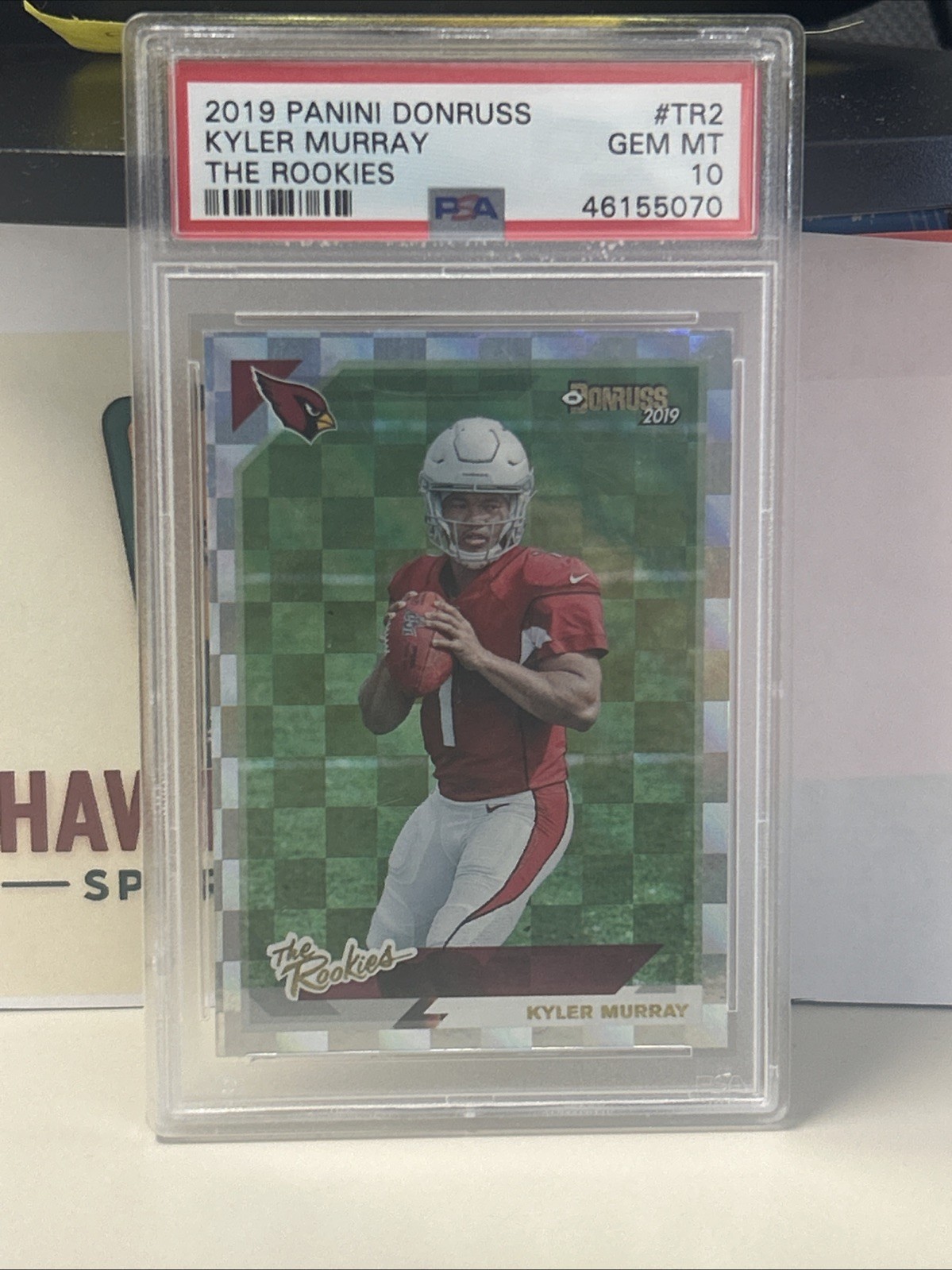 2019 PANINI DONRUSS THE ROOKIES RC #TR2 KYLER MURRAY PSA 10 GEM MINT