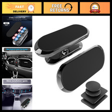 2-Pack Magnetic Car Phone Mount - Super Strong N52 Holder, Dashboard Compatible