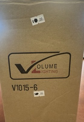 Volume Lighting 1015-6 Ceiling Mounted Light Fixture White UL Certified Indoor