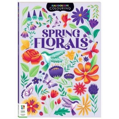 Hinkler Pty Ltd Kaleidoscope Colouring Spring Florals (Paperback) Flowers
