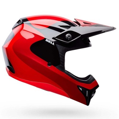 Bell MX-10 MIPS Wave ECE 22.06 MX Helm rot/schwarz