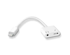 2 in1 3.5mm Headphone Adapter Cable Audio Splitter Dongle Adapter Fit for iPhone