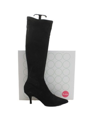 Boden Damen Stiefel UK 5 Schwarz 100% Wildleder Plateau