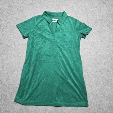 Urban Outfitters Women's Towelling Polo Shirt Dress Relaxed Fit T-Shirt Dress M