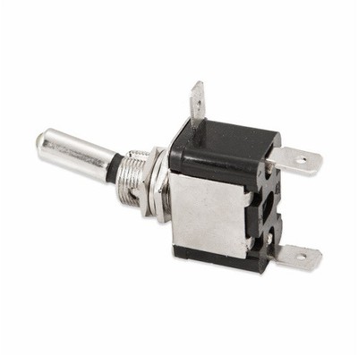 20520 Amber Heavy Duty LED Illuminated Metal Toggle Switch (ON/OFF 25 AMP)