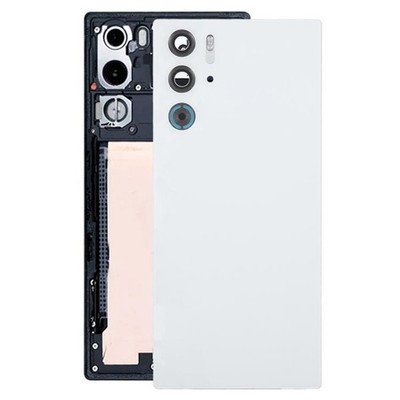 For ZTE Nubia RedMagic 10S Pro NX789J Glass Back Cover Battery Camera Lens White