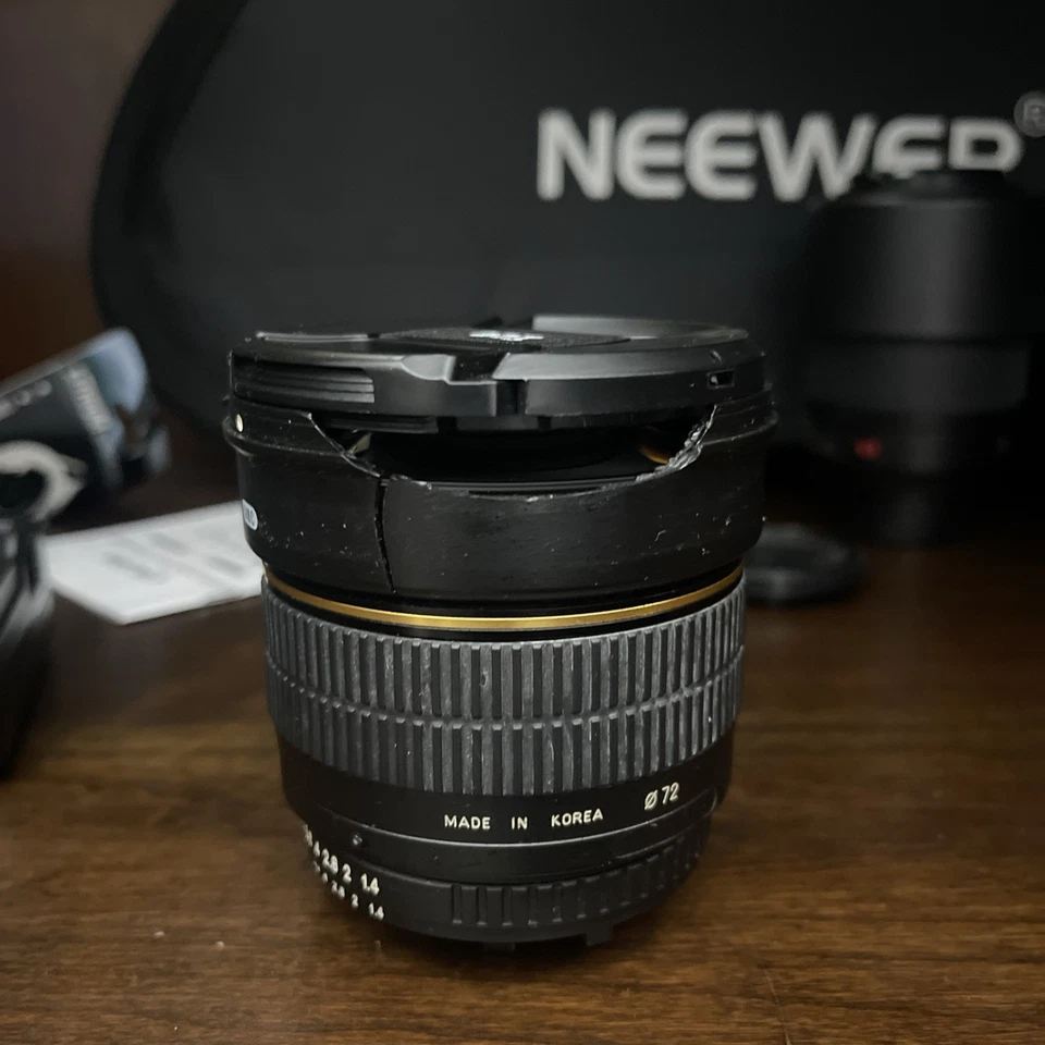 Rokinon AE 85mm f/1.4 AS IF UMC lens Nikon AIS mount, ugly but it works. - Image 3 of 4