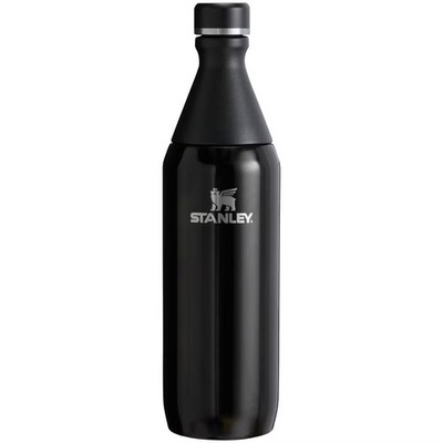 Stanley 20 oz All Day Slim Bottle Black 2.0 Gloss