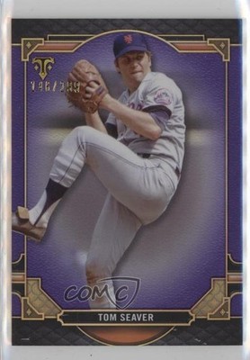 2022 Topps Triple Threads Amethyst 146/299 Tom Seaver #42 HOF 10qe