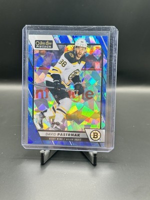 2023-24 O-Pee-Chee Platinum - David Pastrnak #157 Blue Fragments /125