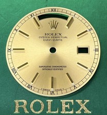 Rolex Day-Date Dial Gold 18038 18238 Genuine ROLEX Day-Date Watch Part