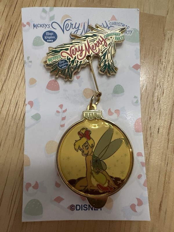 Disney MK 2093 Mickey’s Very Merry Christmas Party Tinker Bell Ornament Pin
