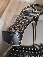 High Heels 16cm Neu Schwarz