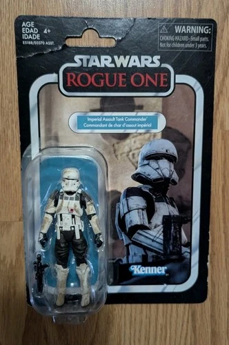 Star Wars The Vintage Collection Imperial Assault Tank Commander (Damaged Card)