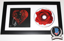 SINGER CONAN GRAY SIGNED FRAMED 'SUPERACHE' CD COVER BOOKLET BECKETT BAS COA