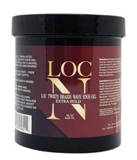 LOC N Gel Loc, twists, braids, edge gel Extra Hold 16oz Exp 02/27 NEW