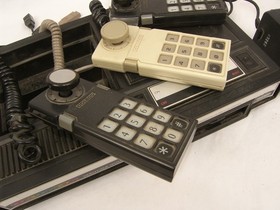 1982 Coleco Vision Video Game System #2400 With 3 Hand Controls Working/Tested