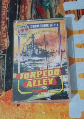 Torpedo Alley (Firebird) Commodore 16 / 116 / +4 (Tape, Manual, Box) works 8-bit