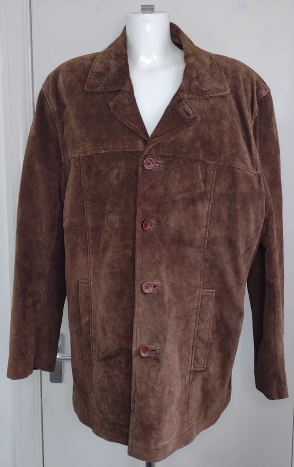 Avanti Brown Suede Jacket Men's - Image 2 of 4