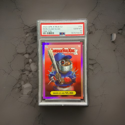 2022 Garbage Pail Kids GPK x MLB Pink Foil Vladimir Guerrero Jr. 6a /99 PSA 10