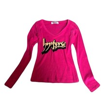 Hysteric Glamour Woman Old Clothes Long T Shocking Pink Heisei Gal Y2K Limited E
