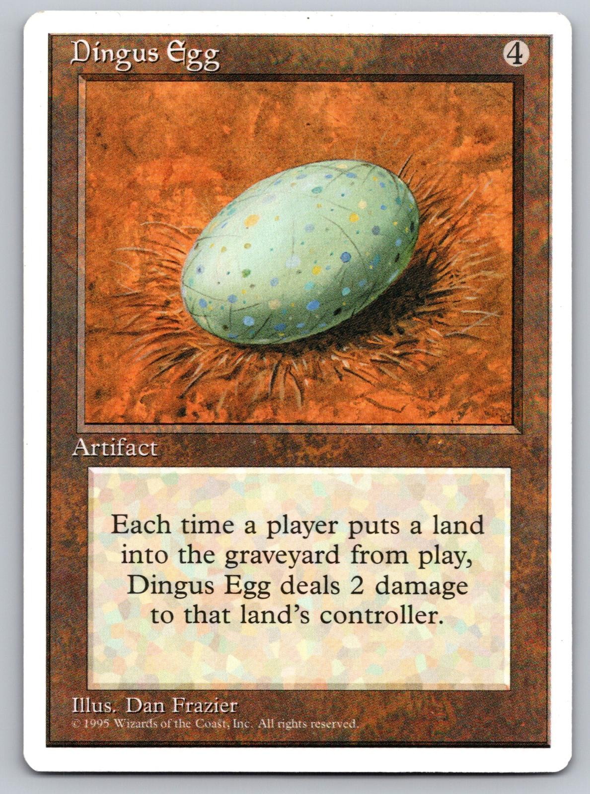 Dingus Egg Rare Fourth Edition Magic: The Gathering Near Mint