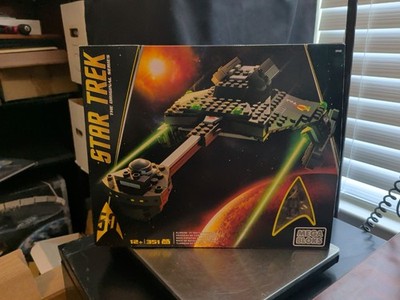 Mega Bloks Star Trek TOS Klingon D7 Battle Cruiser DPH80 w/Figure NIB SEALED