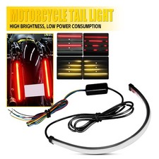 1pcs Motorcycle Led Strip Flowing Light Brake Turn Signal Tail Redamber Lamp 1pcs Motorcycle Led Strip Flowing Light Brake Turn Signal Tail Redamber Lamp