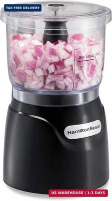 Hamilton Beach Electric Vegetable Chopper & Mini Food Processor, 3-Cup, 350 Watt